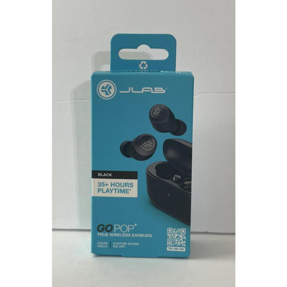 JLab - GO Air POP True Wireless In-Ear Headphones - Black
